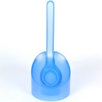 Gedy 2033-P1 Toilet Brush Holder, Modern, Light Blue